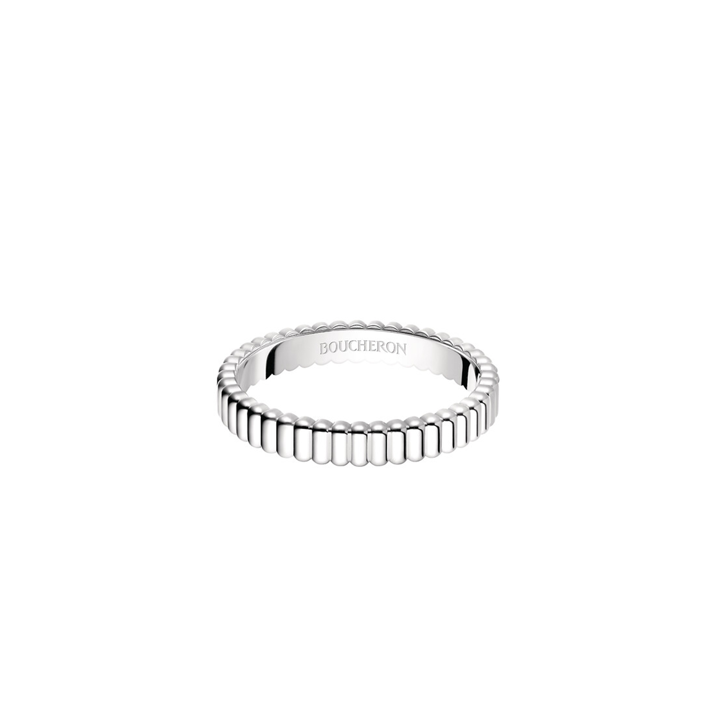 B0vcher0n grosgrain white gold wedding band jal01170